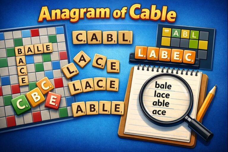 Anagram of Cable Meaning Examples Word Game Uses and Expert Insights