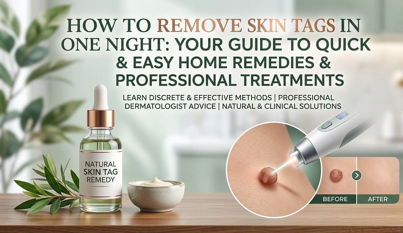 How to Remove Skin Tags in One Night